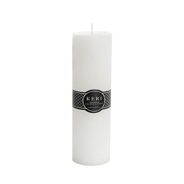 Pillar Candles - Event Flat Top Pillar Candle 100HR White (7x20cmH)