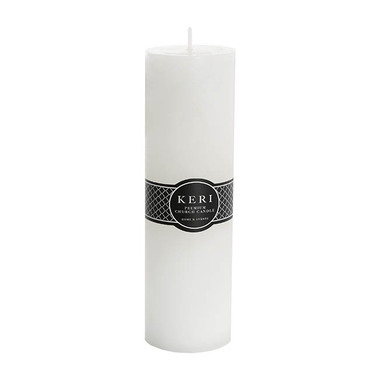 Pillar Candles - Event Flat Top Pillar Candle 122HR White (7x25cmH)