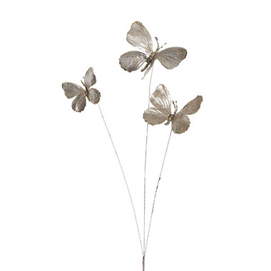 Butterfly Picks - Butterfly Spray Champagne Gold (71cmH)