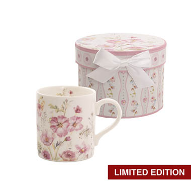 Mugs - Cosmos Coffee Mug Gift Set Fuchsia (12x8.6cm)