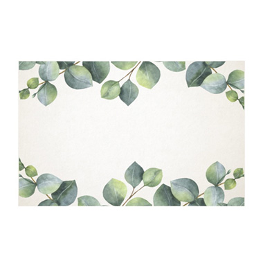 Florist Enclosure Cards - Cards Gum Leaf Frame (10x6.5cmH) Pack 50