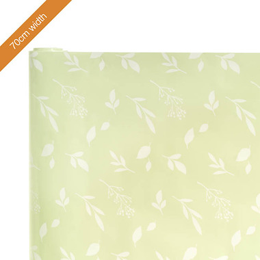 Wrapping | Paper 001 - Wrapping Paper Rolls - Wrapping Paper Roll Leaf Sprays Gloss Spring Green(70cmx25m)