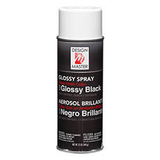 Gloss Spray Paints - Design Master Spray Paint Glossy Black (340g)