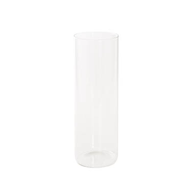 C Glass Clear - Glass Cylinder Vases - Glass Cylinder Event Vase Clear (10Dx30cmH)