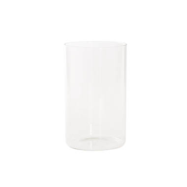 C Glass Clear - Glass Cylinder Vases - Glass Cylinder Event Vase Clear (15Dx20cmH)