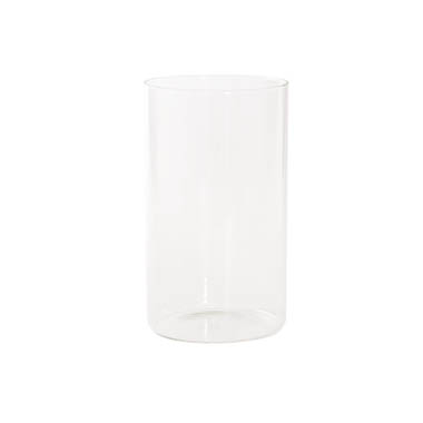 C Glass Clear - Glass Cylinder Vases - Glass Cylinder Event Vase Clear (15Dx25cmH)