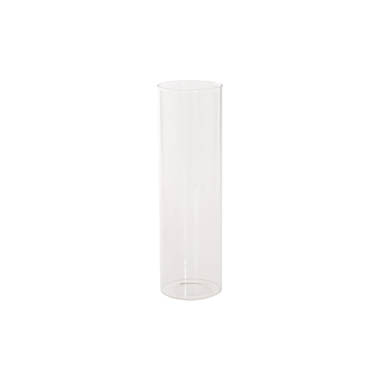 Pillar Candle Holders - Glass Cylinder Event Candle Holder Clear (7.5Dx30cmH)