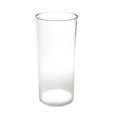 Acrylic Vases - Polyvase Acrylic Cylinder Vase Clear (13Dx25cmH)