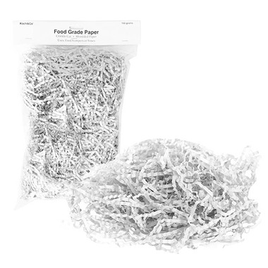 Shredded Paper - Shredded Paper Food Grade 4mm White 150gram Mini Bag