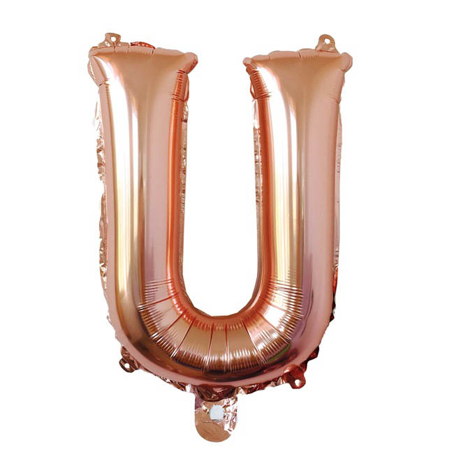 copper balloon letters