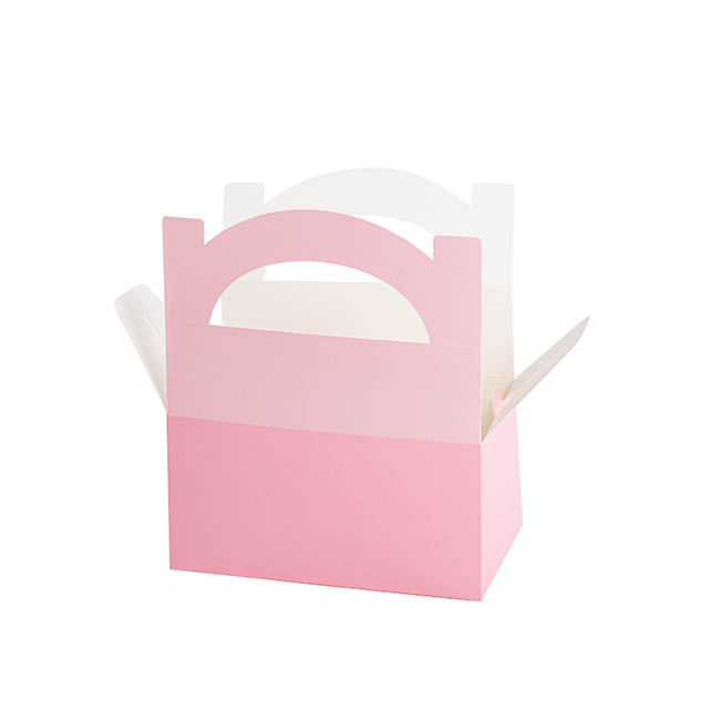 Lunch Box Cardboard Pink 5pk (20x16x12cm)