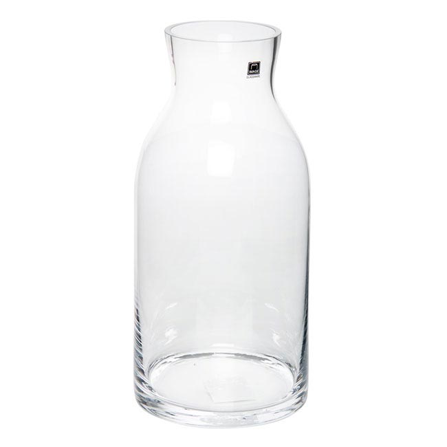 Download Glass Bottle Dome Vase (14Dx30cmH) Clear